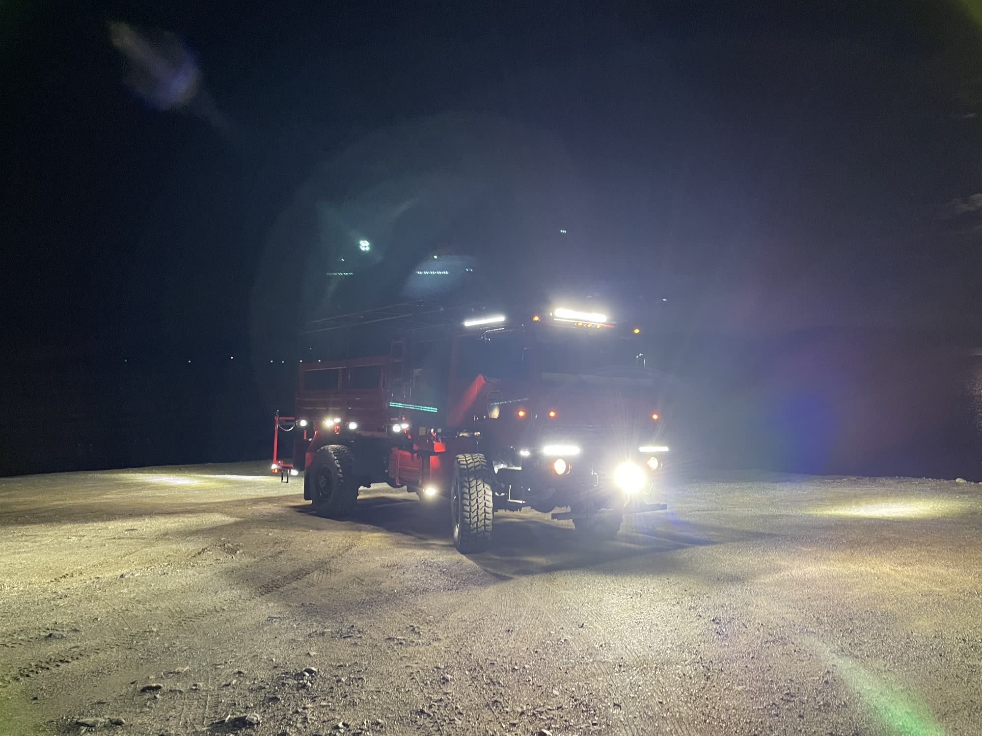 Completed emergency vehicle build