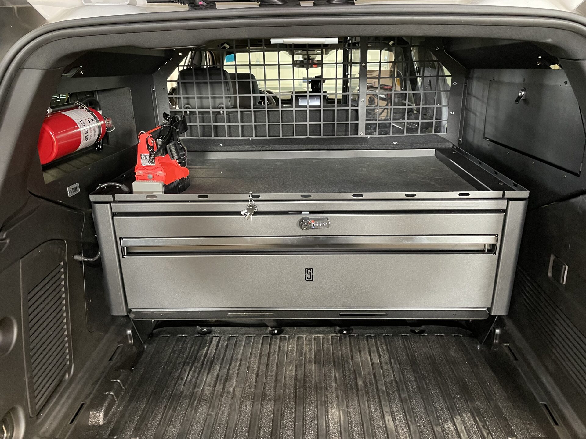Completed emergency vehicle build